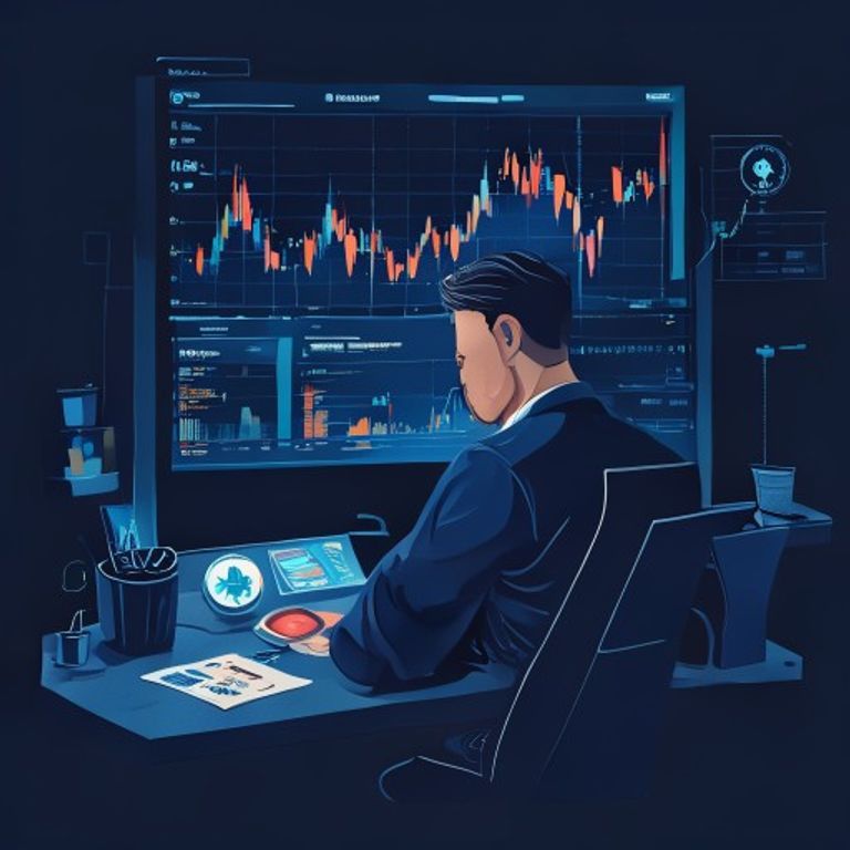 trader at work